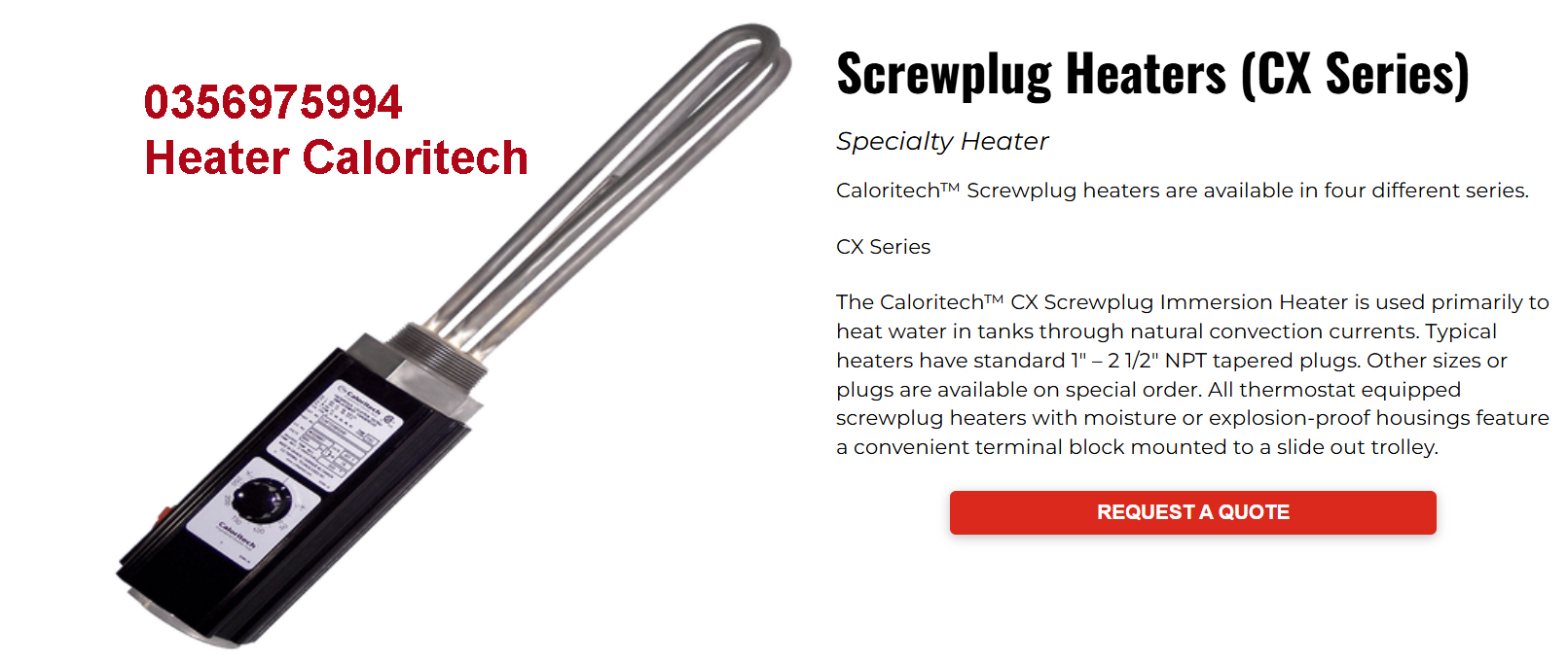 Heater Caloritech CXI