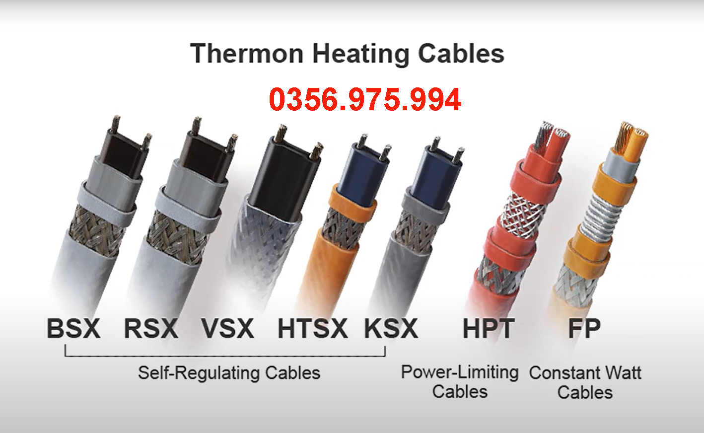 dây gia nhiệt thermon htsx 20-2 oj, bsx 10 -2 oj, ksx 15-2 oj, Electric heat tracing, Self Regulaing Heating Cables Thermon, Heat Trace