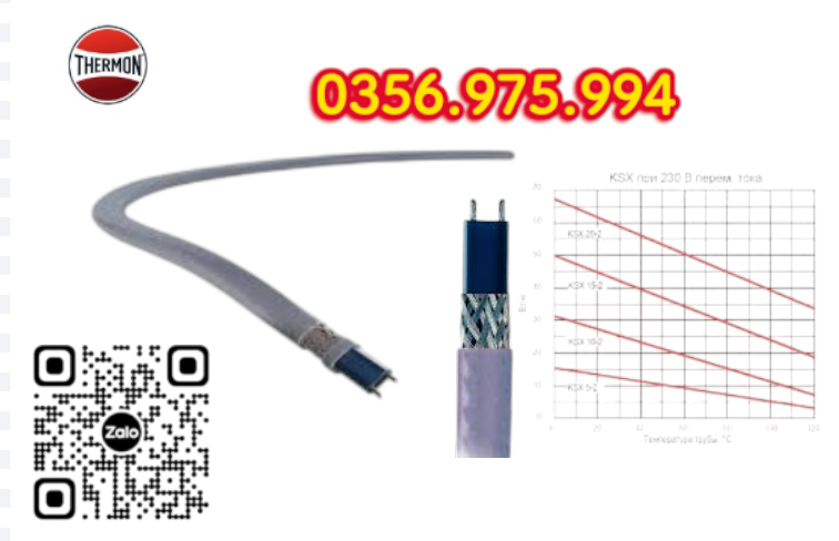 dây gia nhiệt thermon, htsx 20-2 oj, bsx 10 -2 oj, ksx 15-2 oj, Electric heat tracing, Self Regulaing Heating Cables Thermon, Heat Trace, Heat tracing, dây điện trở nhiệt, cáp sấy, cáp sưởi, 