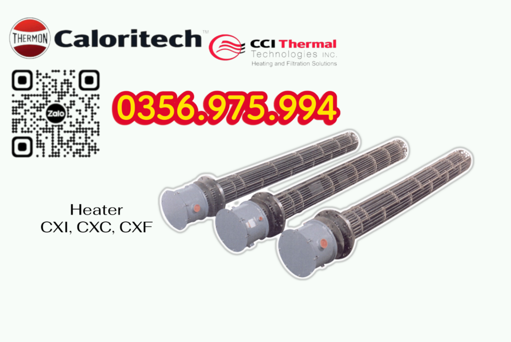Flange Heater Caloritech CXC, CXI, CXF – Đặc điểm cấu tạo, tiêu chuẩn và ứng dụng trong gia nhiệt công nghiệp