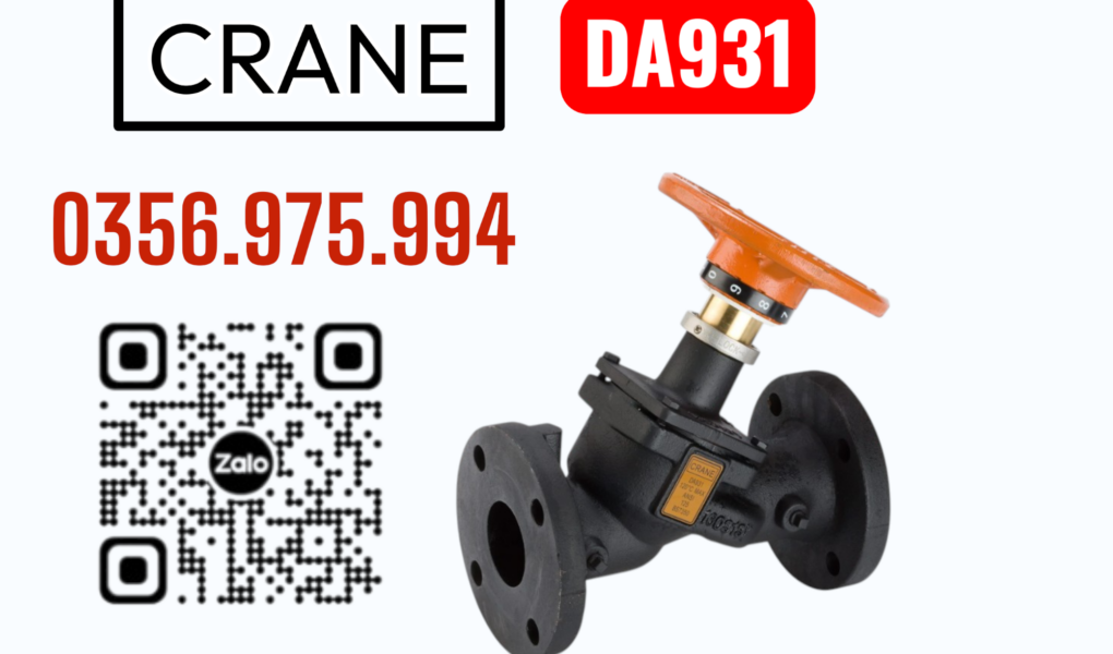 Van Crane DA931 Van cân bằng Crane DA931 Crane DA931 Balancing Valve Variable Orifice Double Regulating Valve